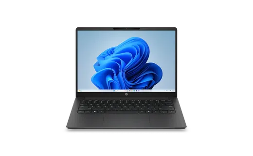 HP OmniBook 3 Laptop 14-hu0026nr 14", Windows 11 Home, Windows Laptop, Intel® Core™ 5, 8GB RAM, 512GB SSD, 2K, Mica silver and iron gray product image